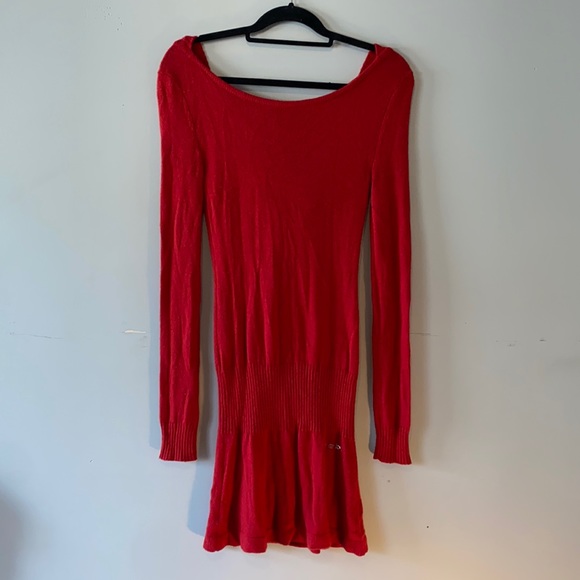 vintage Bebe hooded sweater dress - Picture 6 of 8